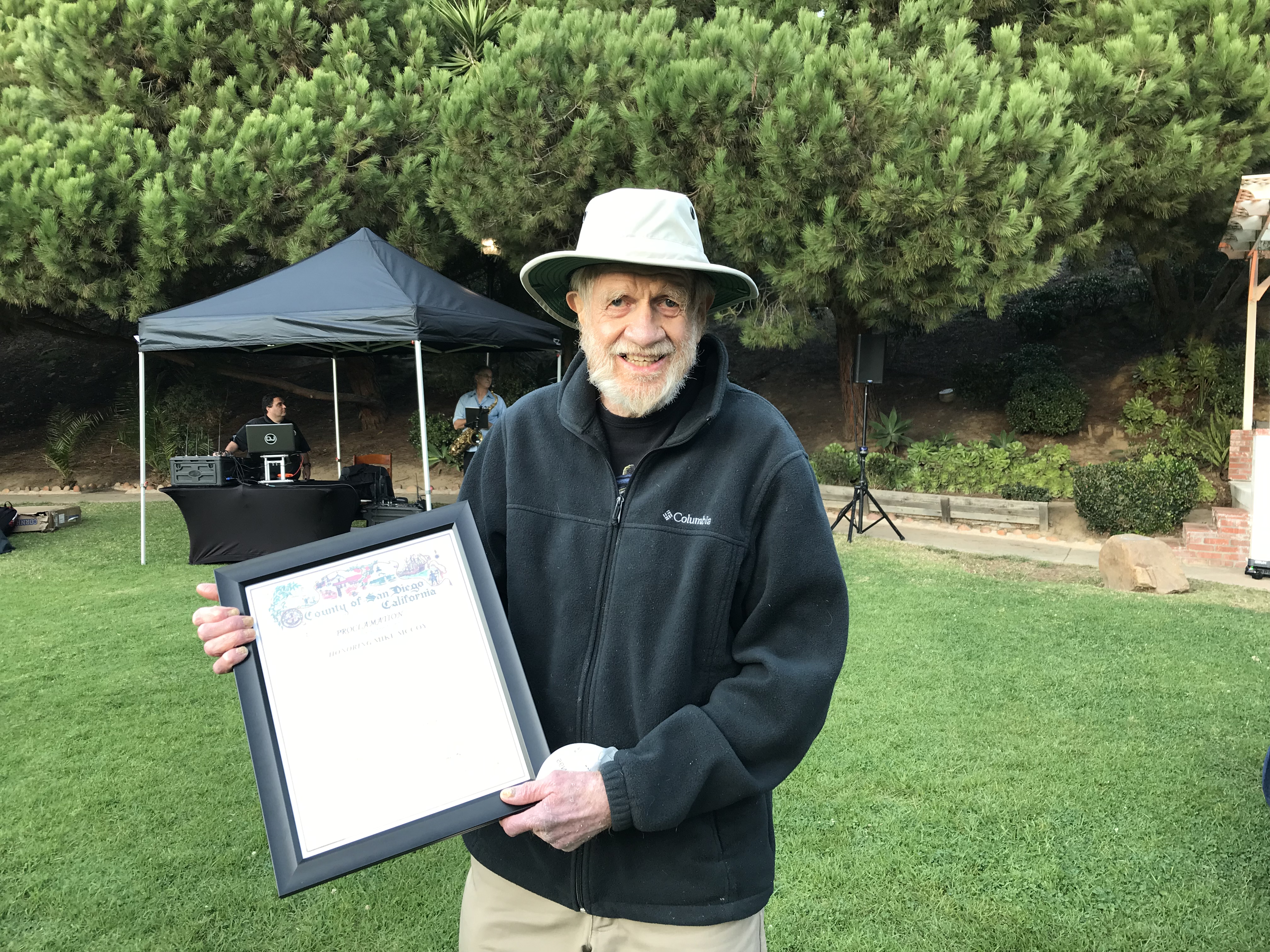 Mike McCoy, Recipient of County Proclamation